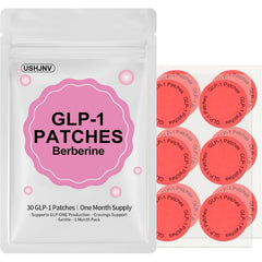 USHJNV GLP-1 patch applied to the arm for convenient daily care.
