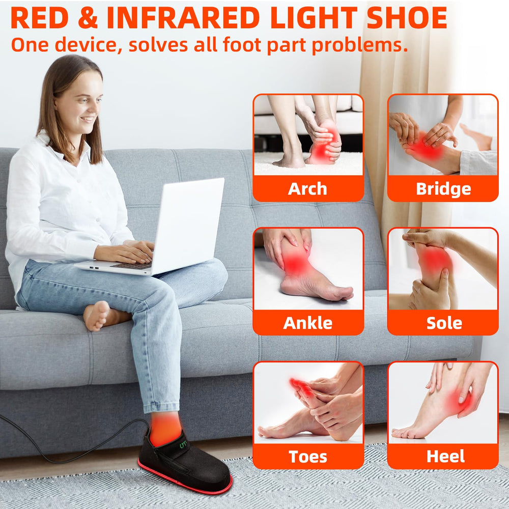 UTK red light therapy shoe ankle wrap, full ankle coverage for soothing sessions