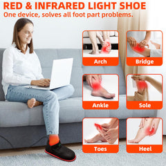 UTK red light therapy shoe ankle wrap, full ankle coverage for soothing sessions