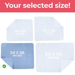 Durable and washable Utopia Bedding underpads endure many washes