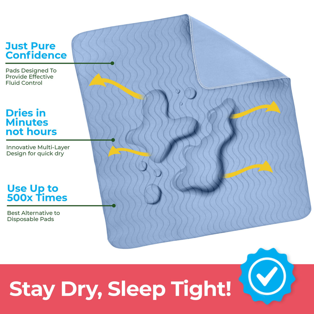 Utopia Bedding underpads suitable for kids, adults, and pets for versatile care.