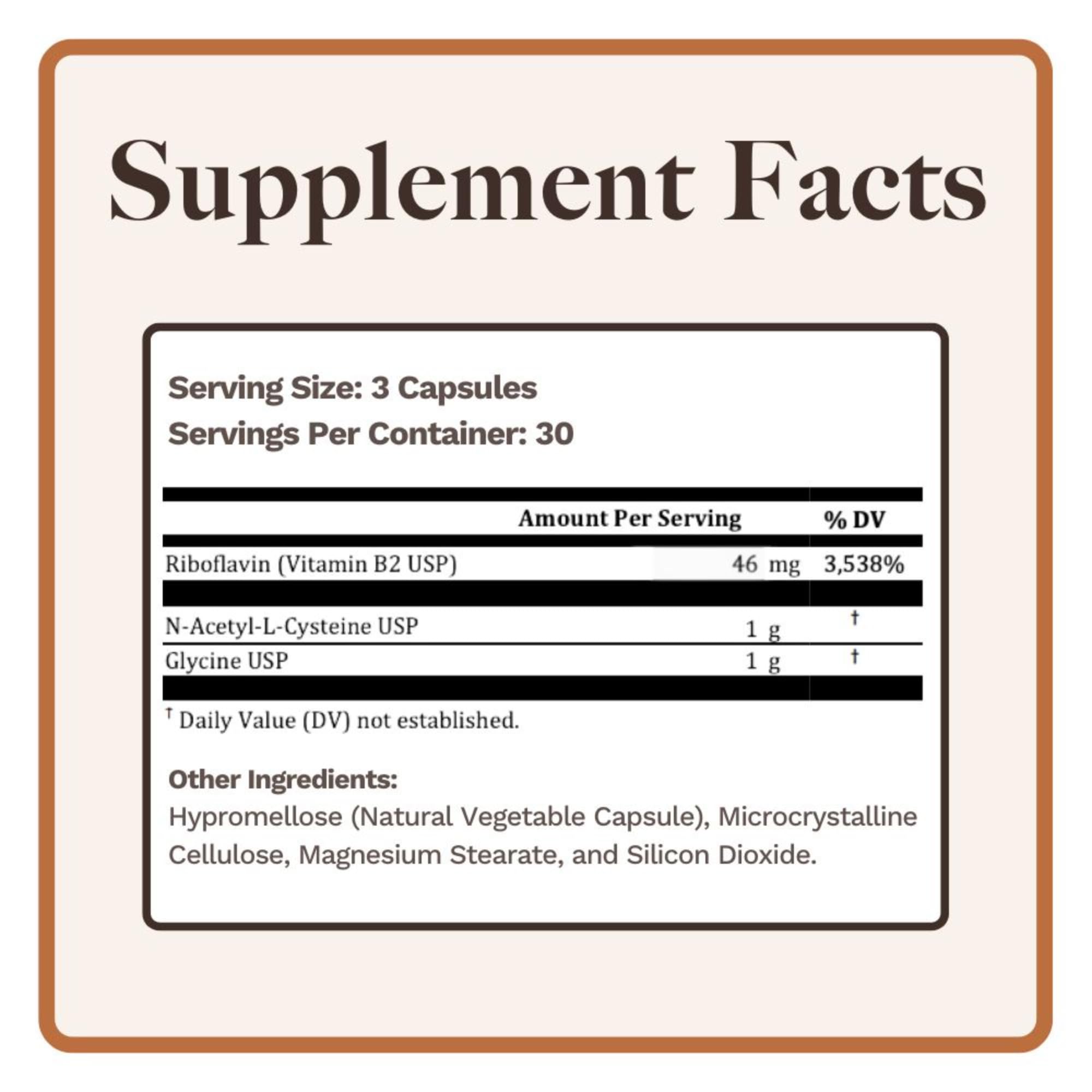 Utzy Naturals GlyNAC+ capsules close-up highlighting vegetarian capsules for easy daily use
