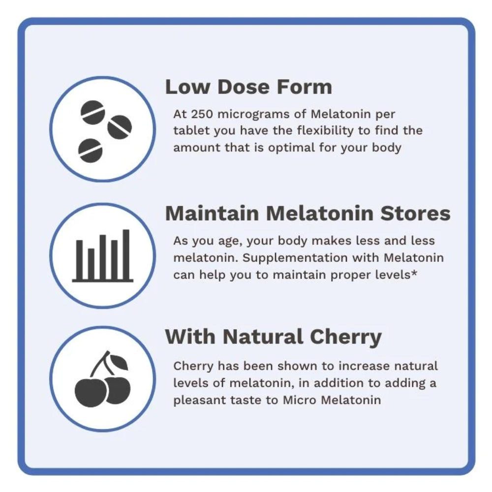 Utzy Naturals Micro Melatonin cherry powder for natural flavoring.