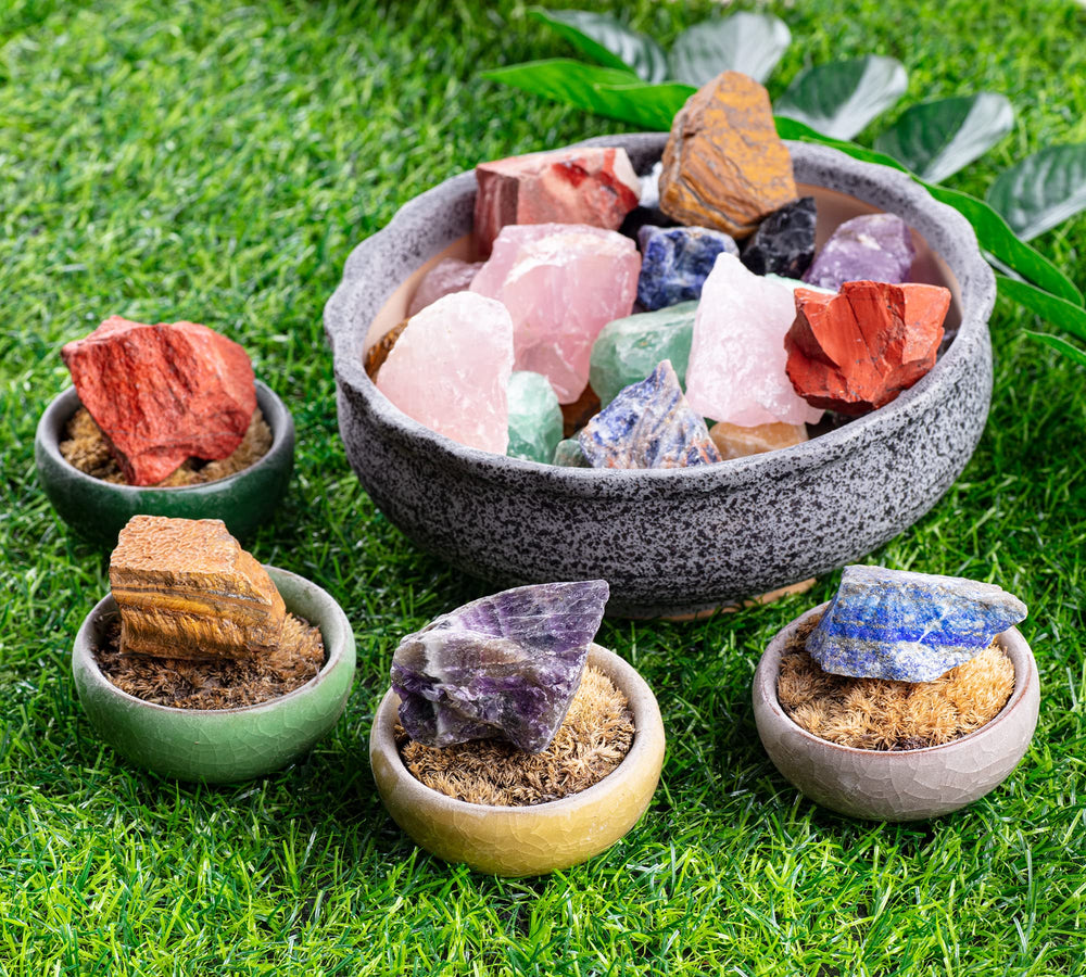 UU UNIHOM Reiki stones for metaphysical practice.
