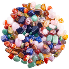 UU UNIHOM amethyst tumbled stones for focus and peaceful energy