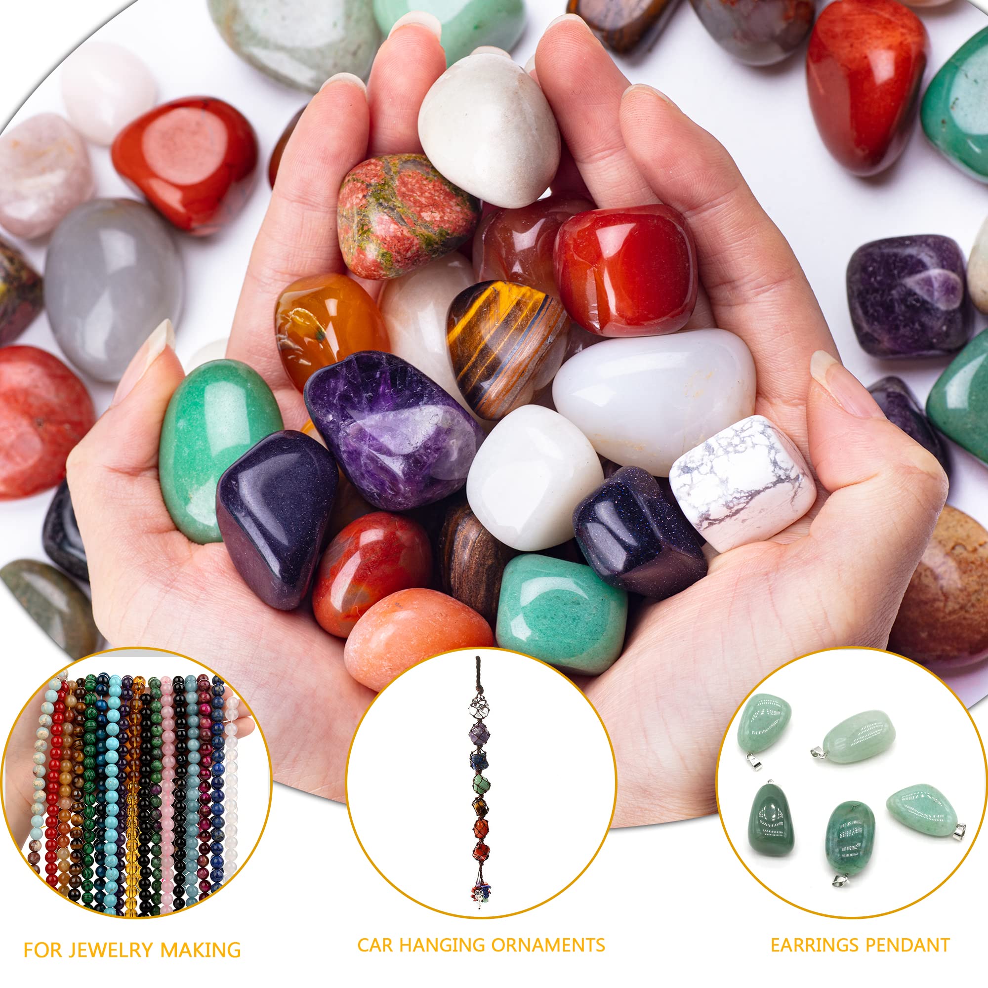 UU UNIHOM red jasper crystals for vibrant display and energizing décor