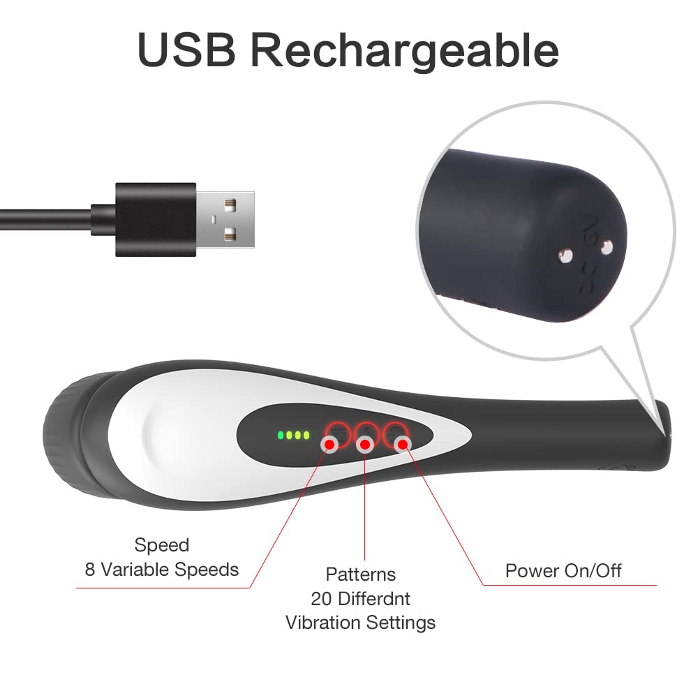 UV STYLISH massager ergonomic grip boosts comfort during sessions.
