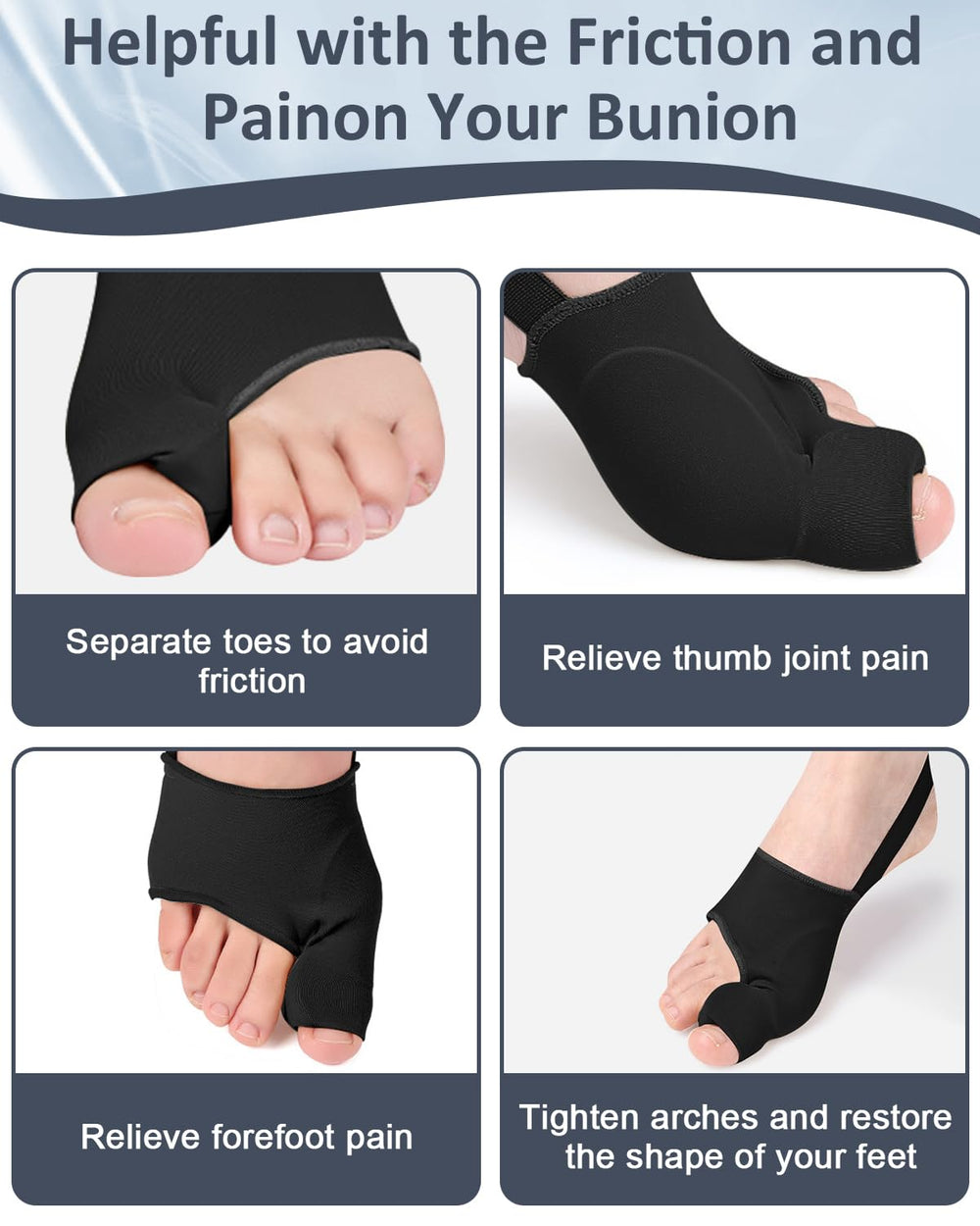Uwbettry breathable fabric sock design for all-day comfort.
