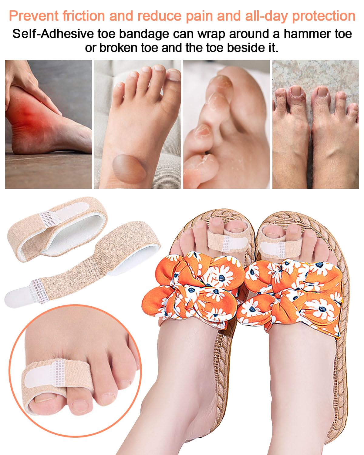 Uwbettry toe buddy wrap is washable and ready for reuse