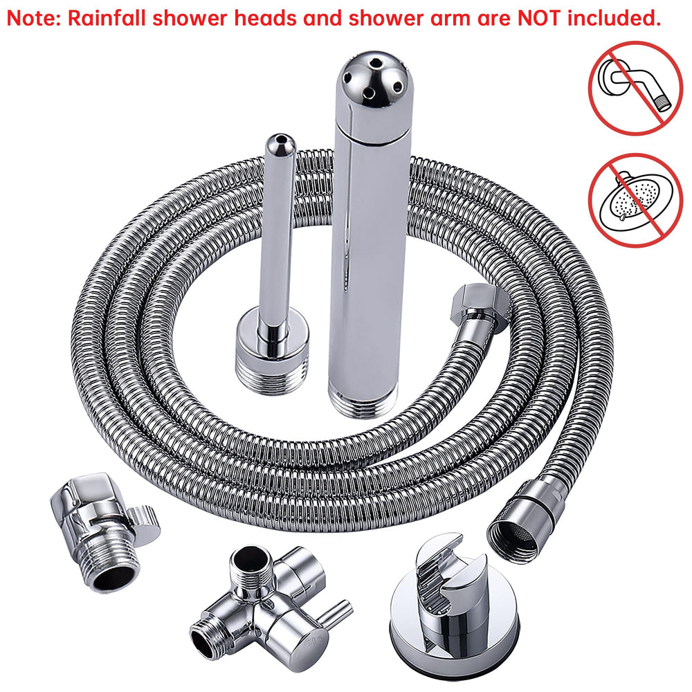 V-Frankness 304 stainless steel hose resists rust and remains flexible.