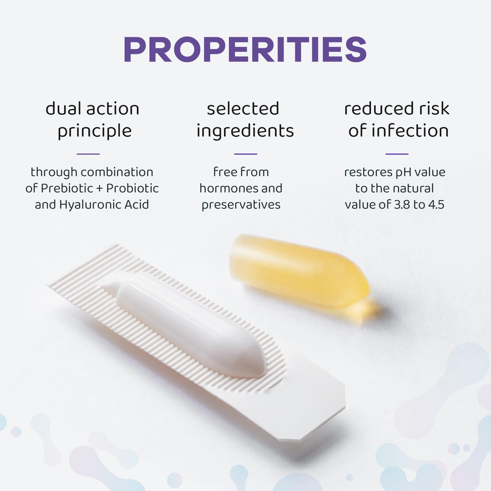 Vagiria vaginal suppositories in use illustrate easy insertion for targeted comfort.