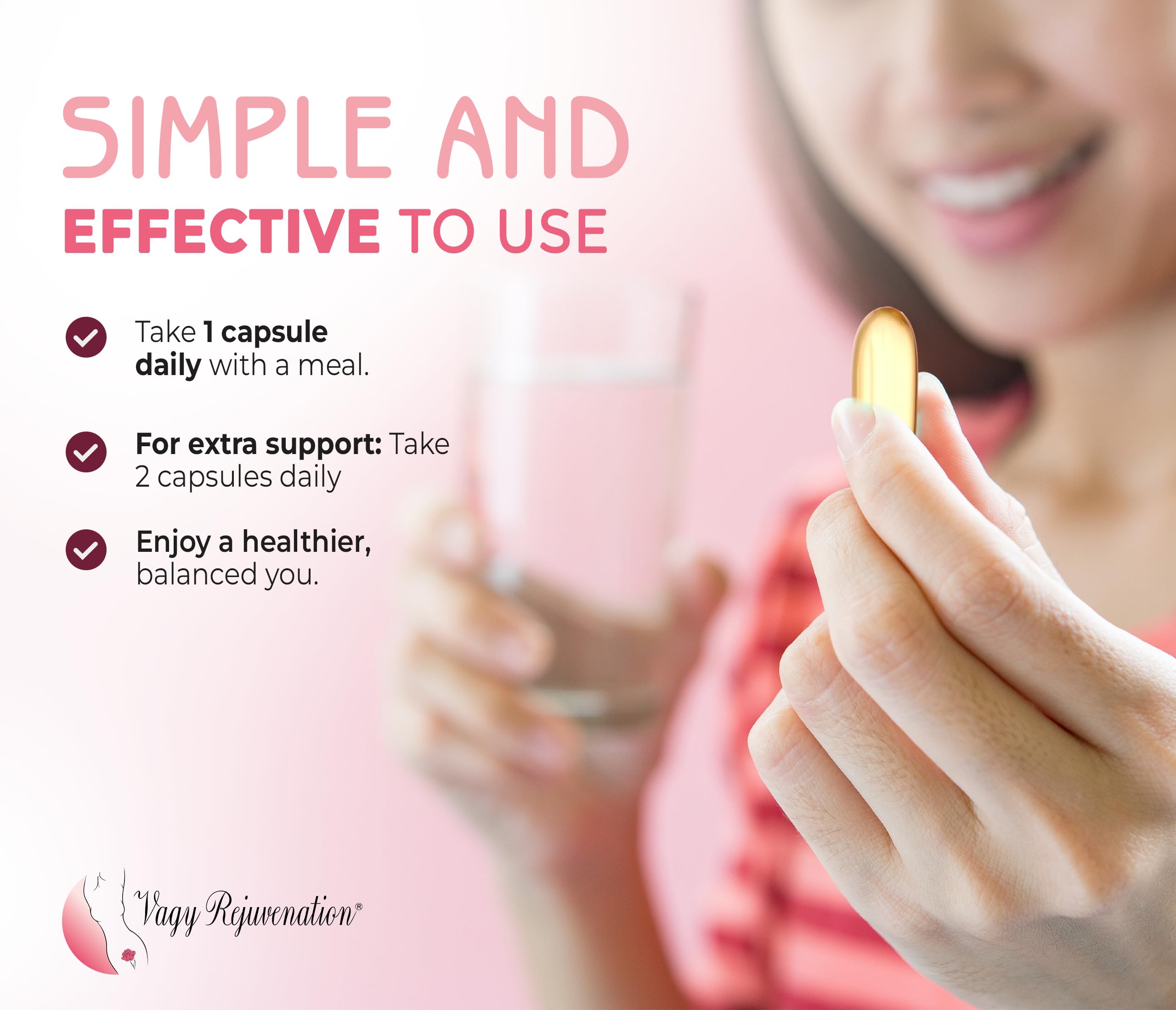Vagy Rejuvenation OregaCoco bottle on a desk with natural lighting.