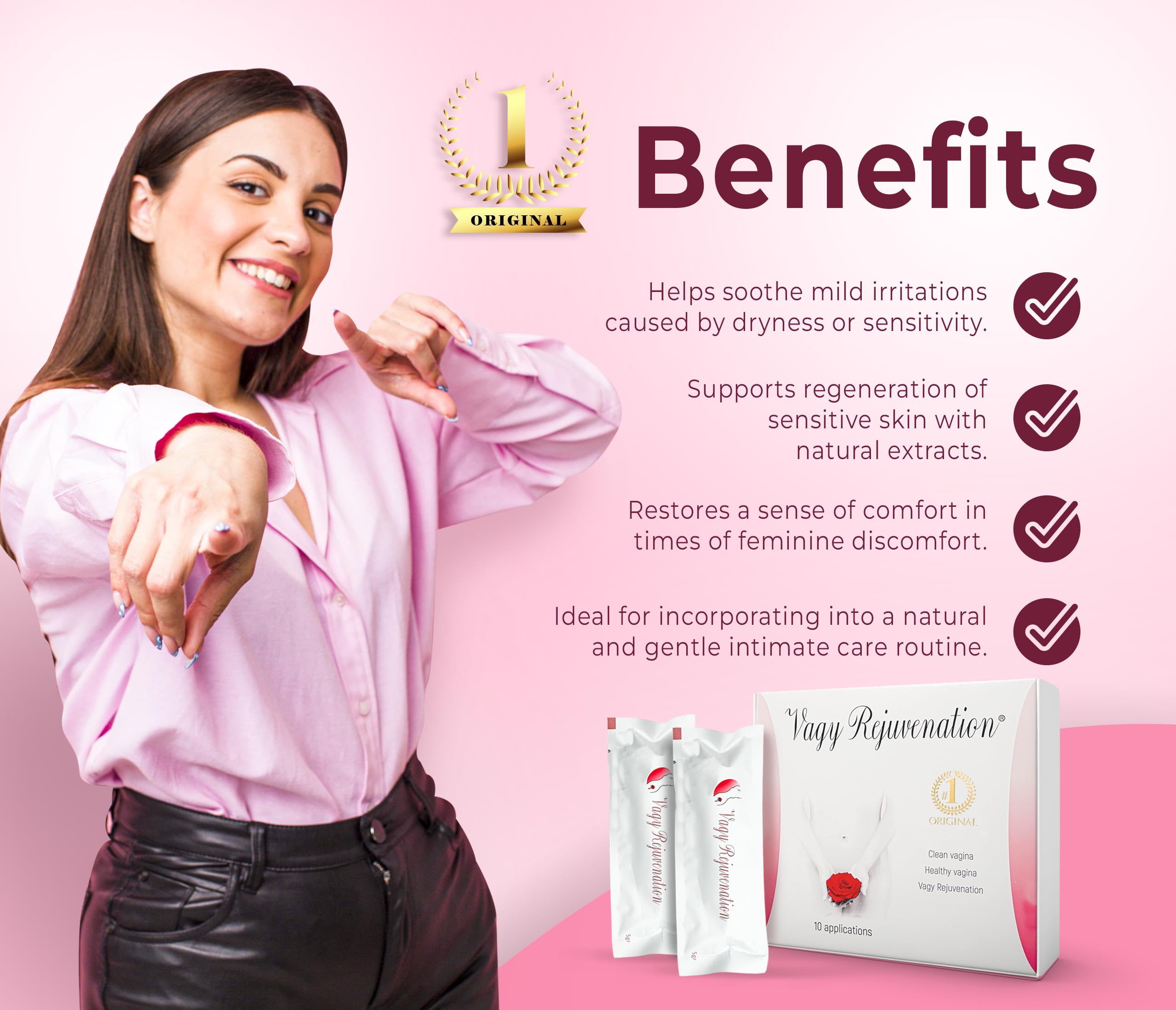 Vagy Rejuvenation Herbal Gels five-ovule box for convenient daily care