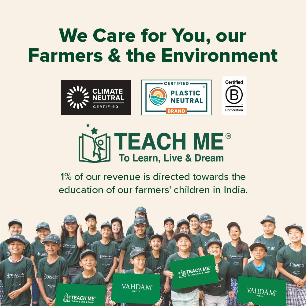 VAHDAM supports farming communities through the Teach Me initiative.