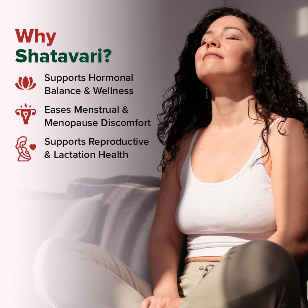VAHDAM Shatavari capsules closeup of capsules showing high-strength formulation.