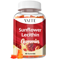 VAITE Sunflower Lecithin Gummies bottle shot for easy daily brain-support boost