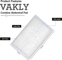 Sterile peelable pouches protect Vakly pads for clean, ready-to-use dressings
