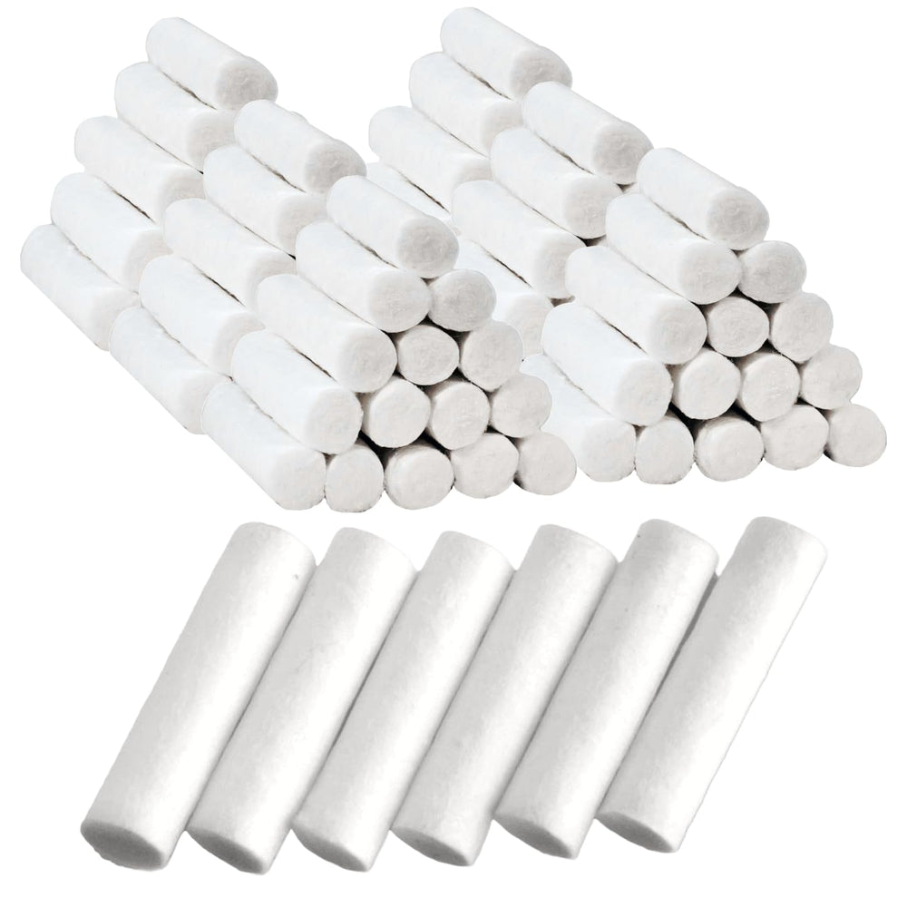 Vakly 100 dental cotton rolls size 1.5 inches indicates compact, controlled use.