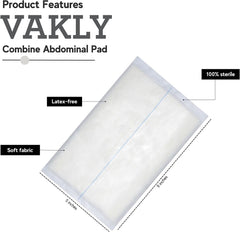 Sterile peel pouch for Vakly ABD Combine 5x9 pad, clean storage