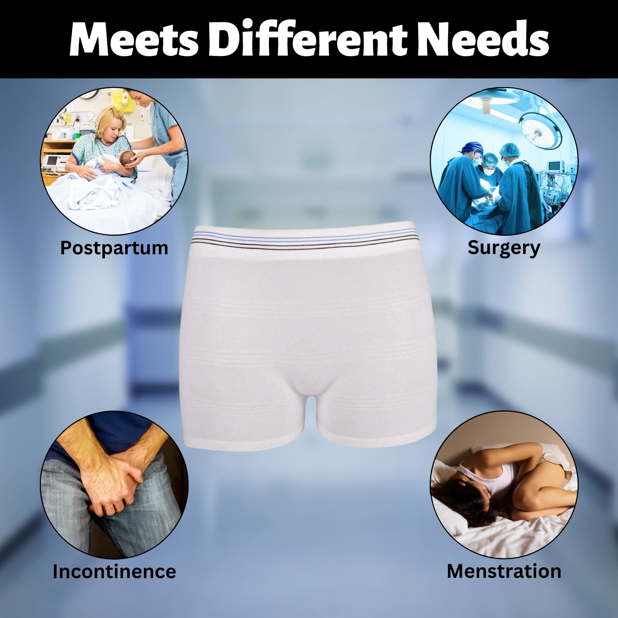Vakly maximum pad security for post-delivery comfort and confidence.
