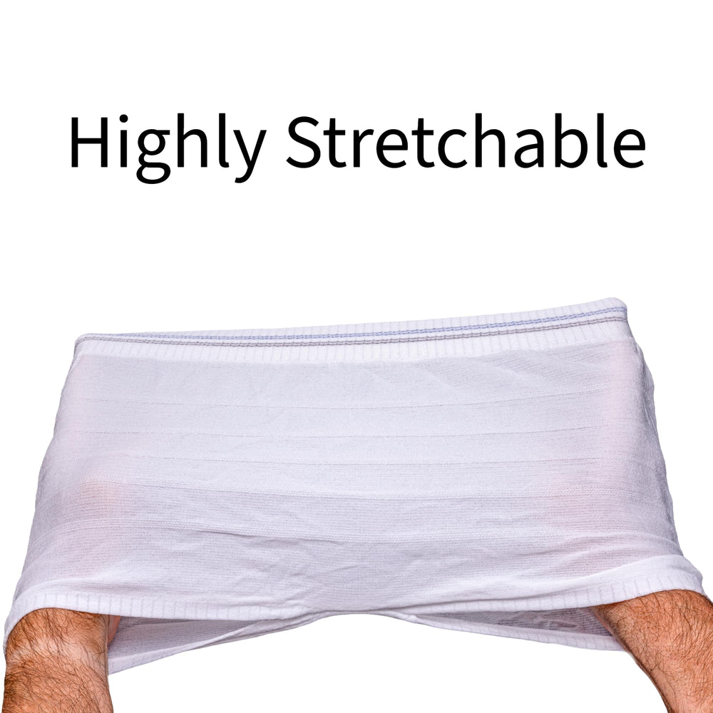 Vakly wide hip and midsection coverage keeps pads secure during wear.
