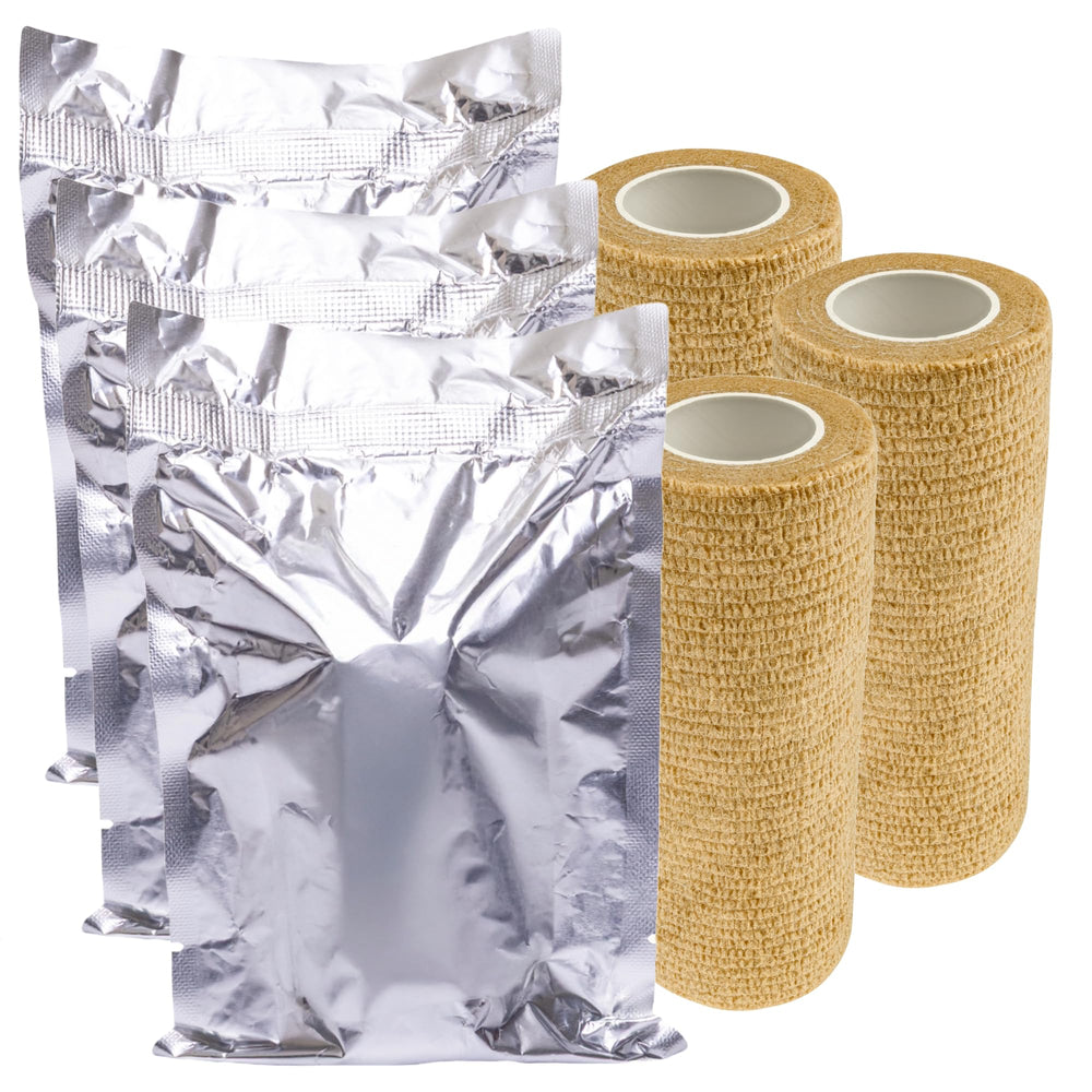 Vakly knit construction enables even paste distribution on bandages