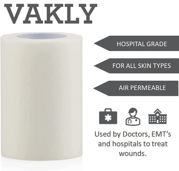 Vakly lightweight adhesion supports fast dressing changes and comfort.