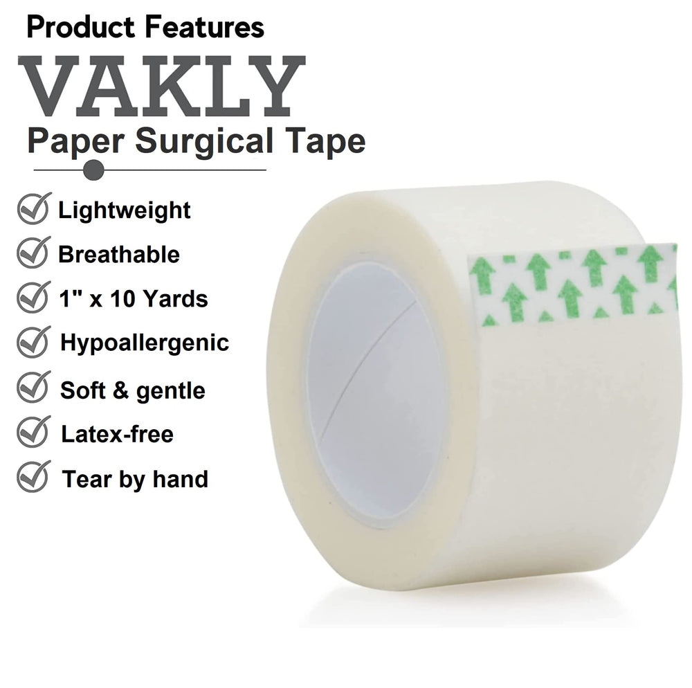 Vakly paper tape breathable microporous surface for comfortable wear
