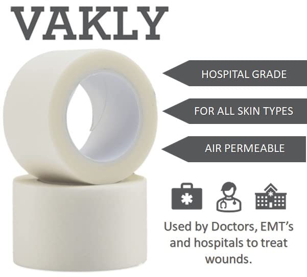 Vakly paper tape tear-by-hand for quick size adjustments