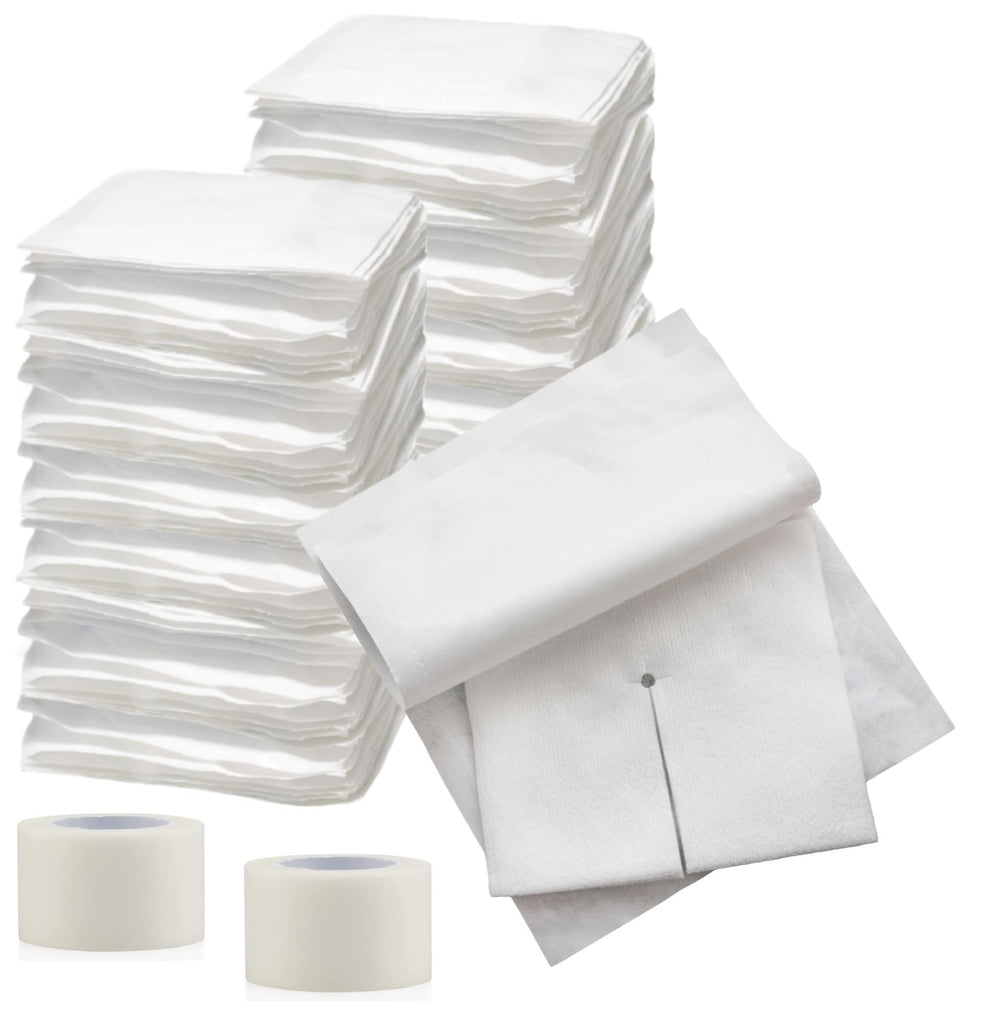 Vakly split drain gauze 2x2 pre-cut for easy IV and tube coverage