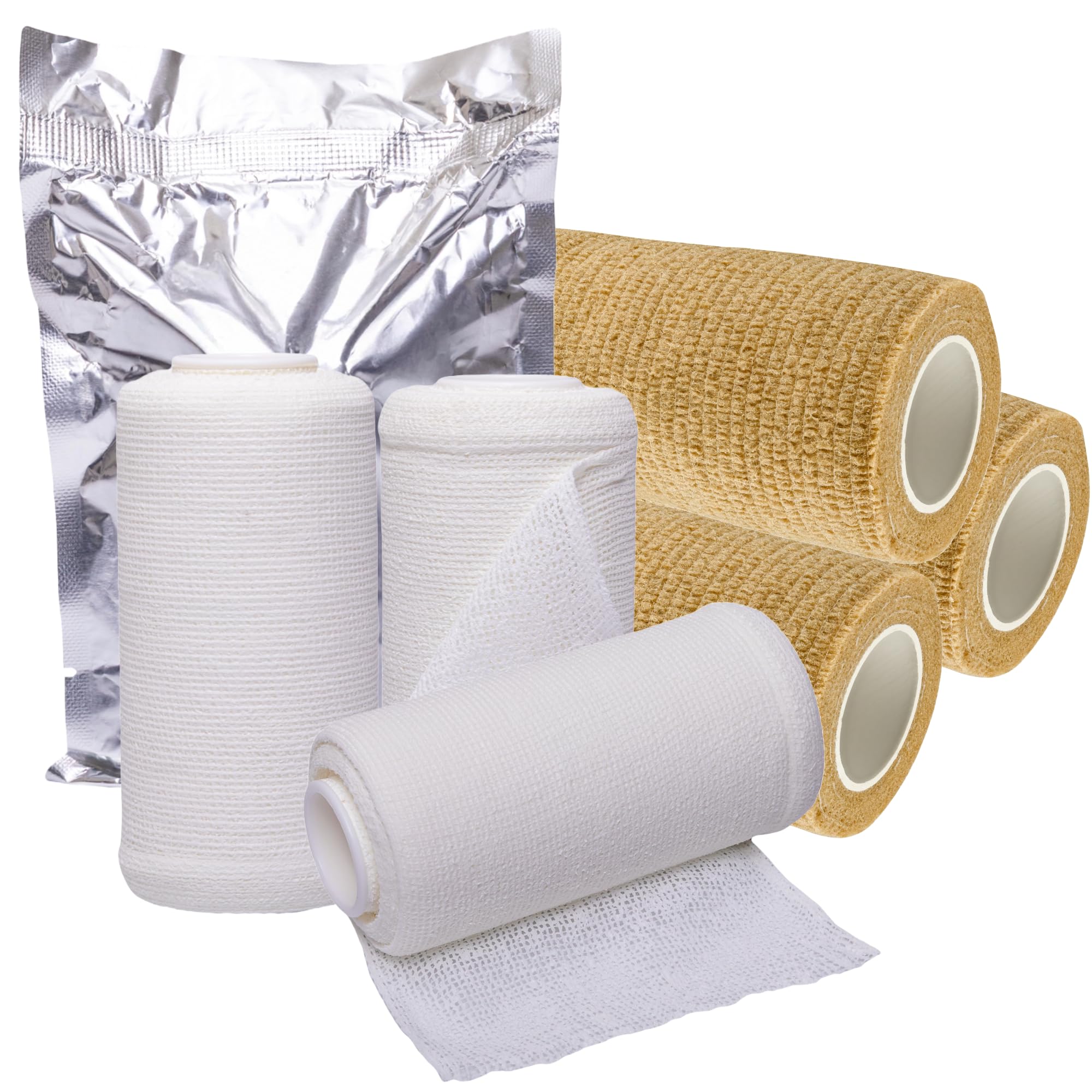 Vakly 4 inch Unna boot bandage with zinc oxide paste for smooth application