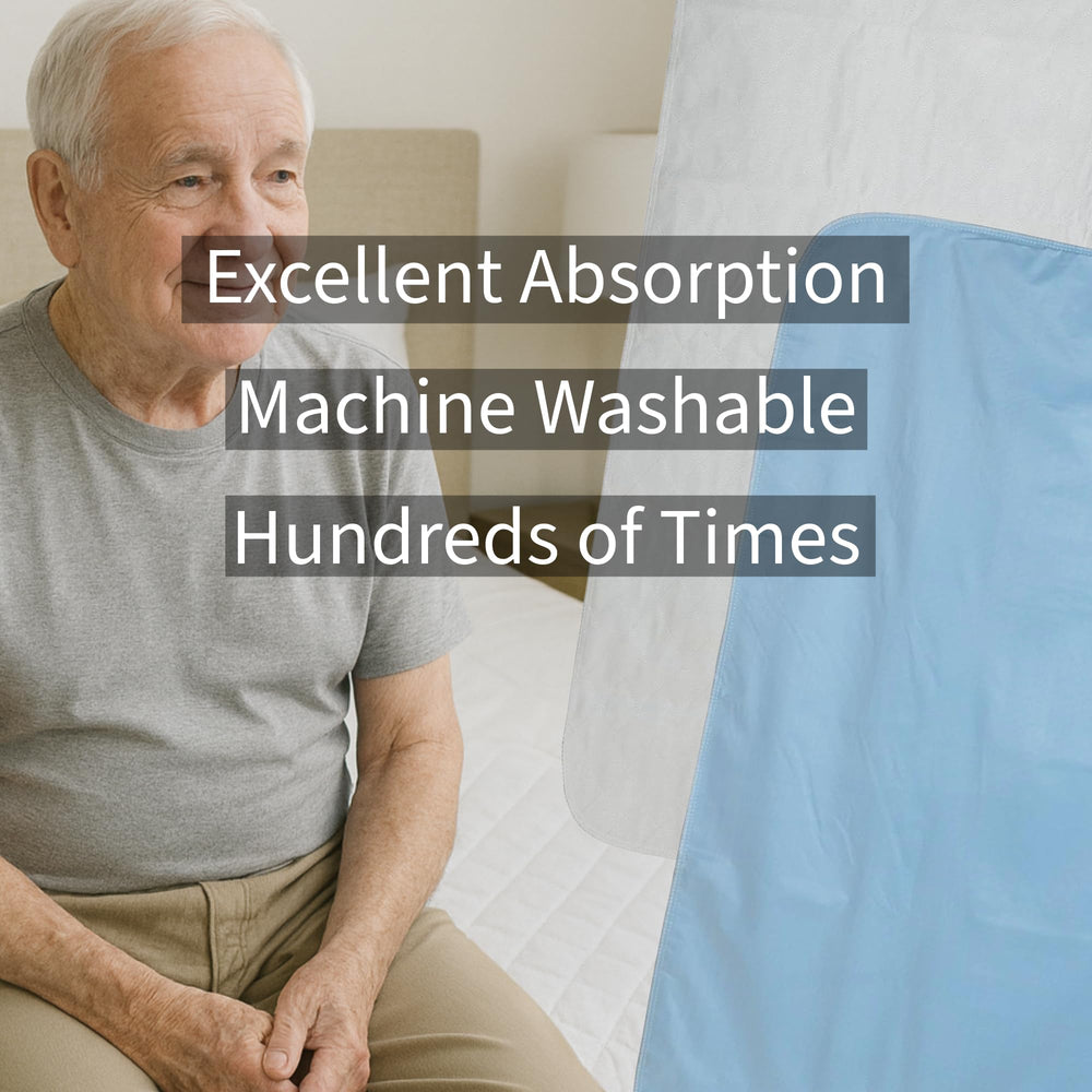 Vakly XL underpad being machine washed to highlight washable design