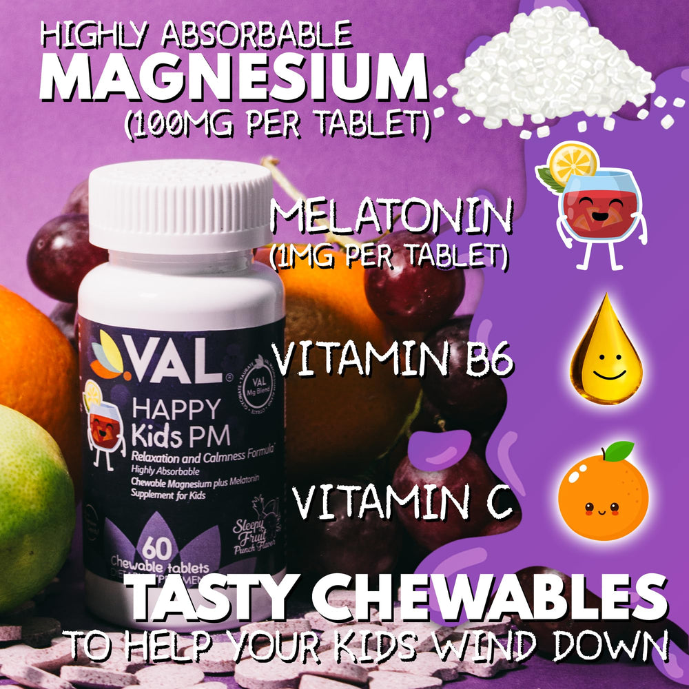 VAL Happy Kids PM non-GMO, gluten-free, dairy-free and soy-free ingredients
