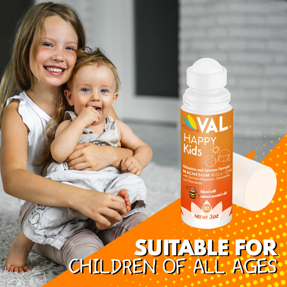VAL kid-friendly allergen-friendly roll-on suitable for sensitive skin.