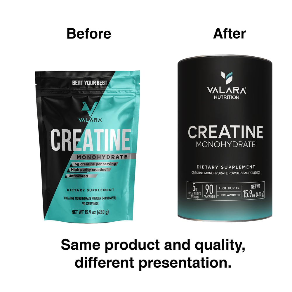 Valara creatine monohydrate dissolving in water to form a smooth shake.