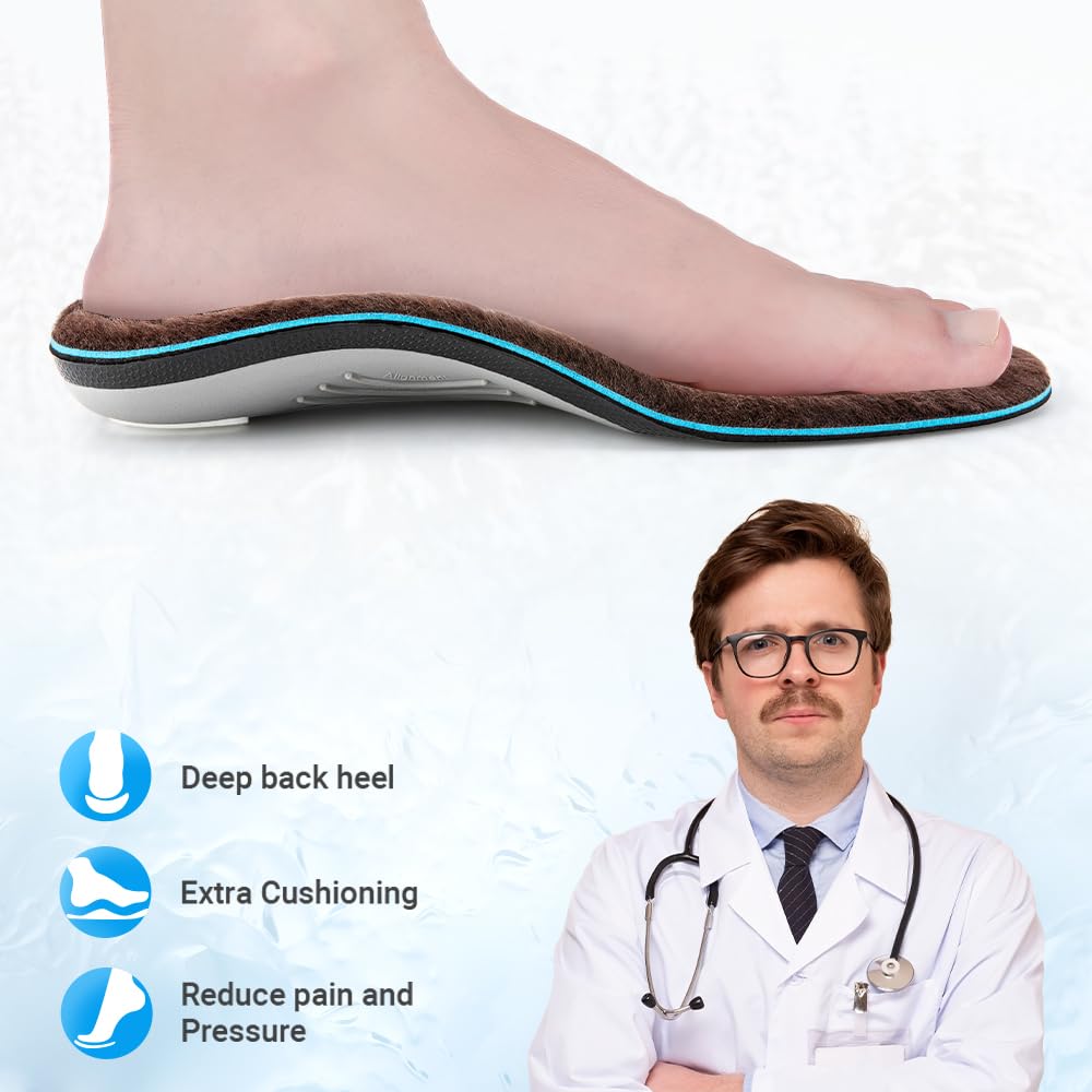 VALSOLE daily-use insoles fit most shoes for all-day comfort.