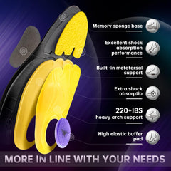 VALSOLE forefoot metatarsal pads soften pressure under the ball of the foot when standing.