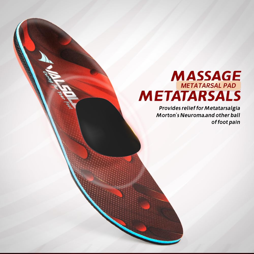 VALSOLE insoles breathable fabric close-up illustrates odor control and dry feet.
