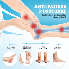 VALSOLE Poron heel pad delivers excellent shock absorption for daily use.