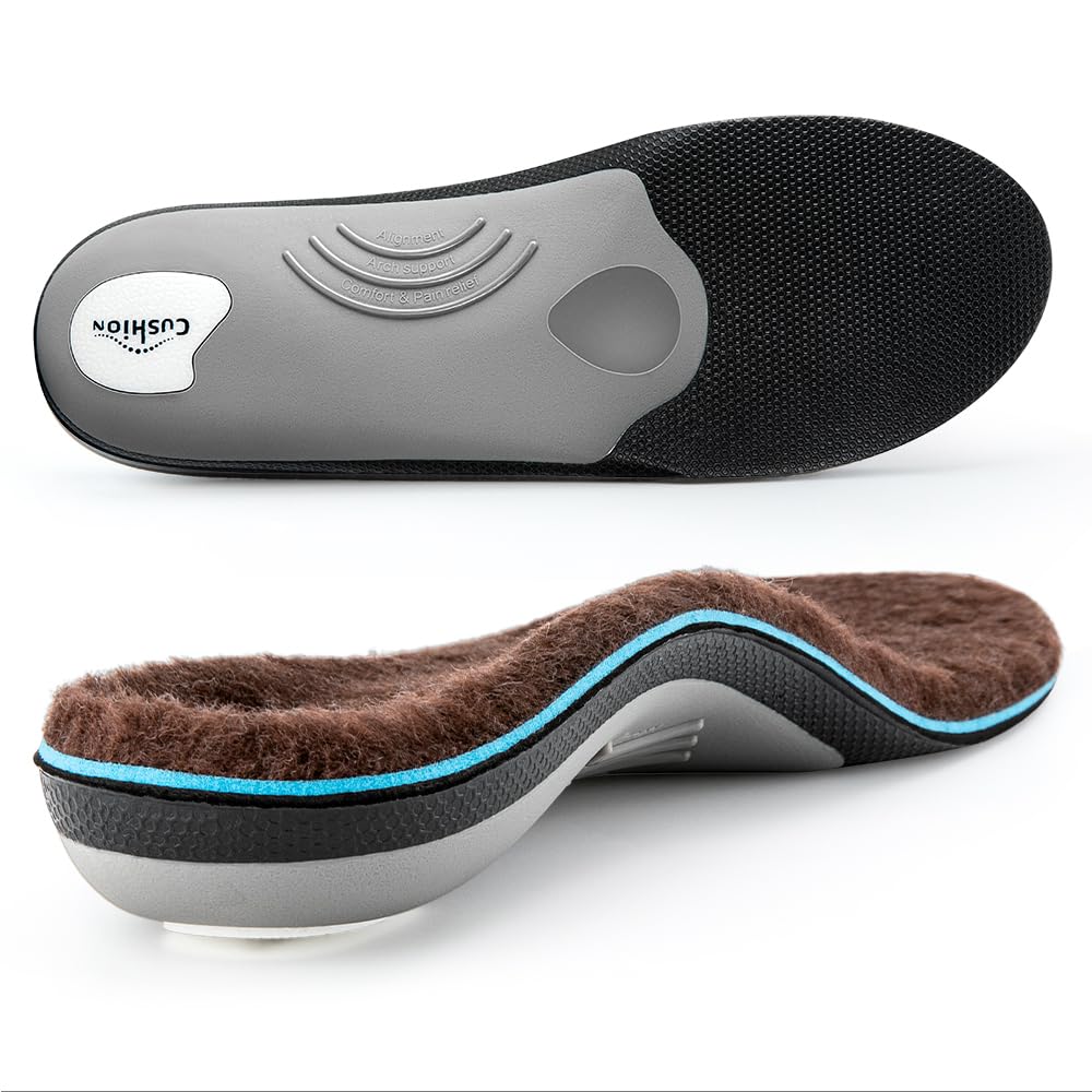 Valsole winter wool insoles provide warm comfort inside cold boots.