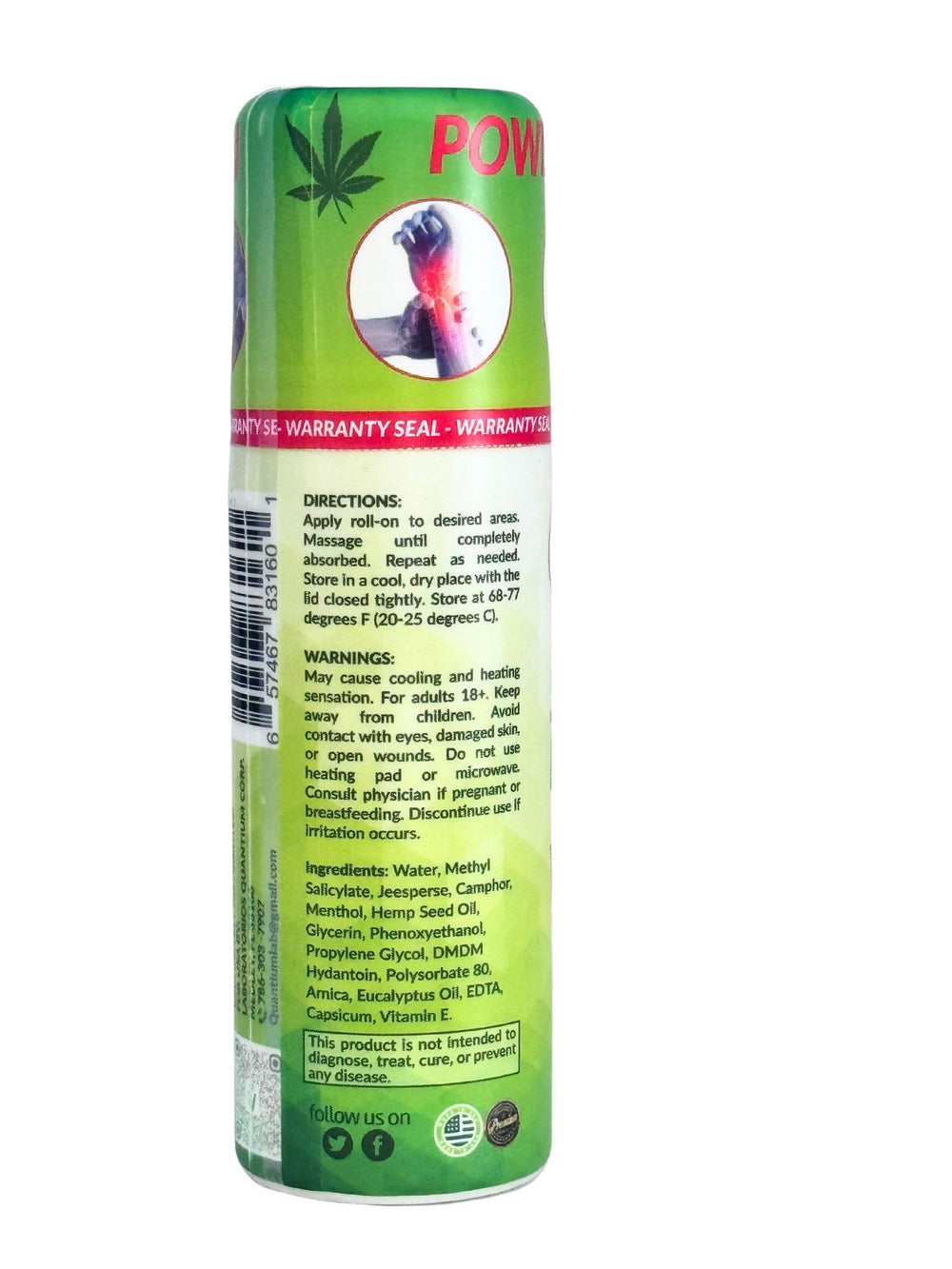 Valtrum Santo Remedio scent with eucalyptus and camphor.