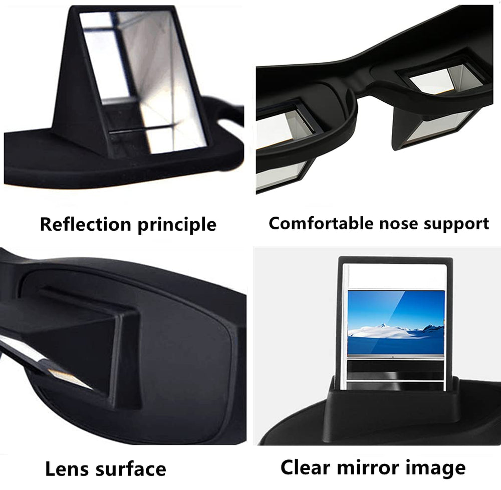 Valuu lightweight prism glasses are easy to wear over or with regular frames