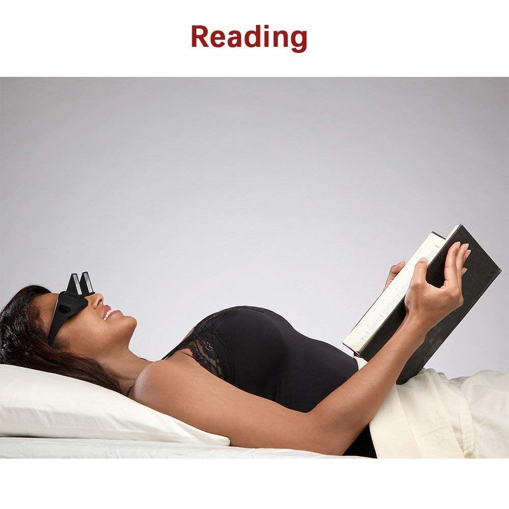 Valuu watch-tv-in-bed prism glasses enable immersive viewing without shifting posture