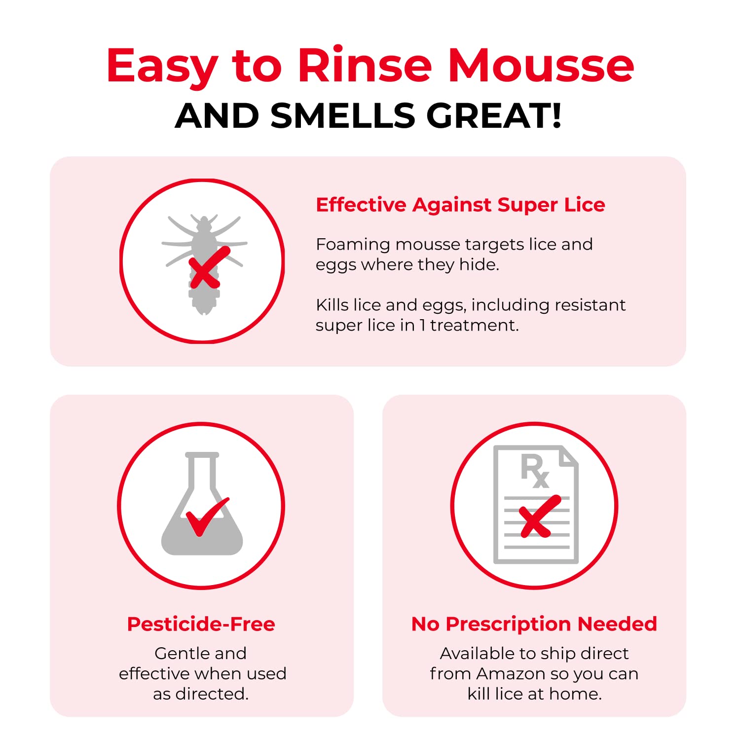 Hair sections prepared for Vamousse mousse application