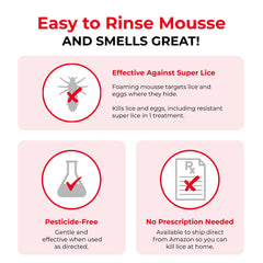 Hair sections prepared for Vamousse mousse application