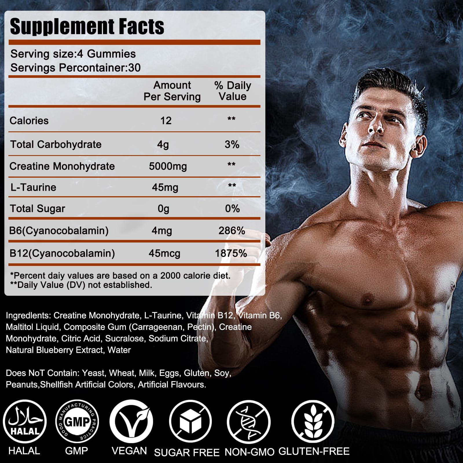 Vananc Gummies being poured demonstrates easy daily use for busy athletes.