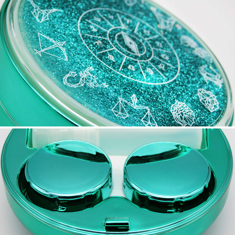 Vastsoon pinza para lentes verde facilita manipulación sin tocar
