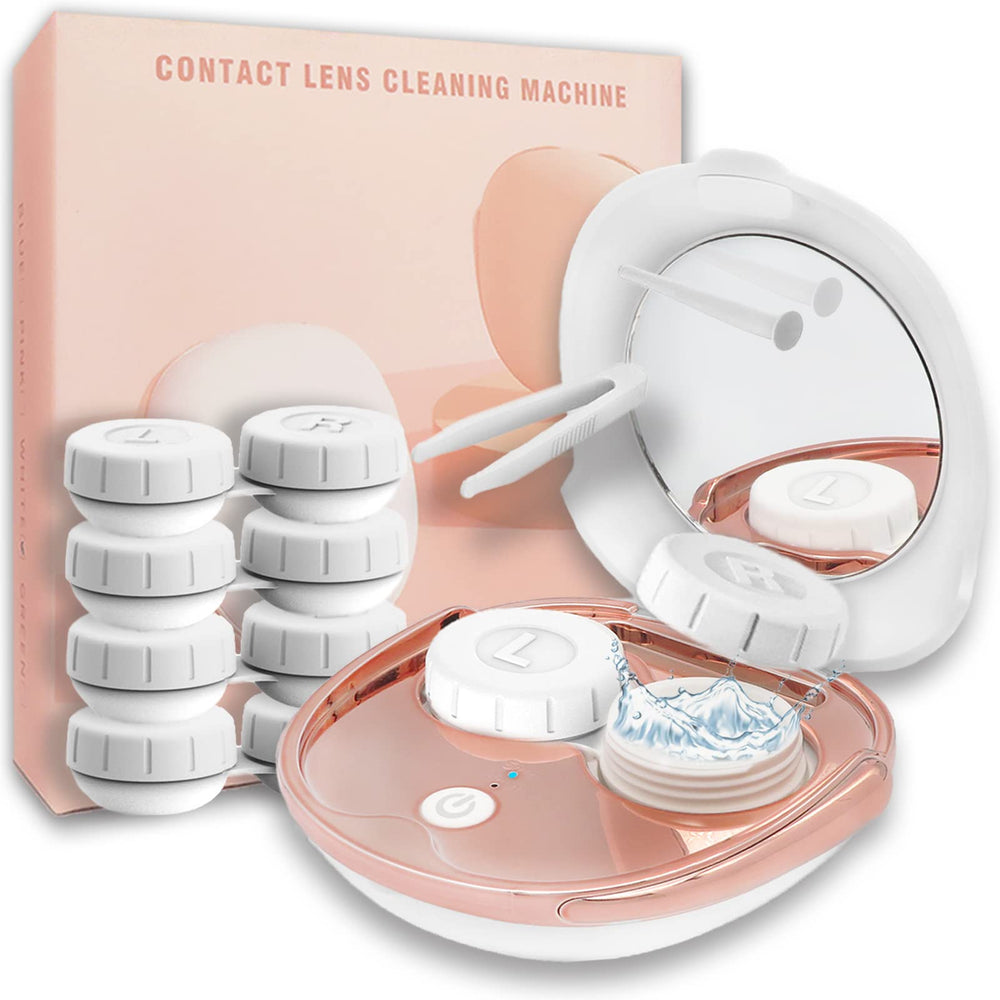 Vastsoon ultrasonic lens cleaner in white provides deep, gentle cleaning.