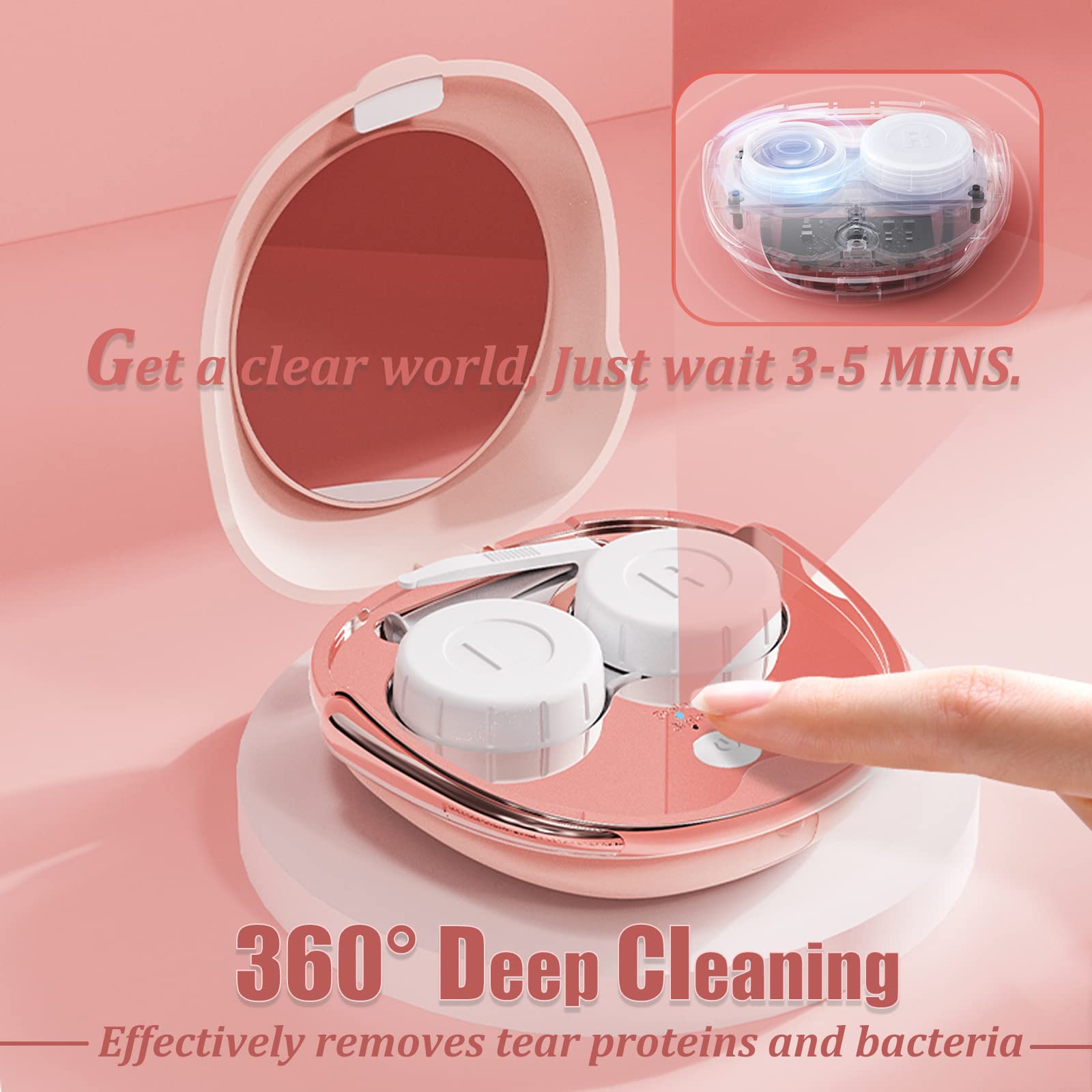 Vastsoon USB-charging lens cleaner provides quick cycles and convenience.