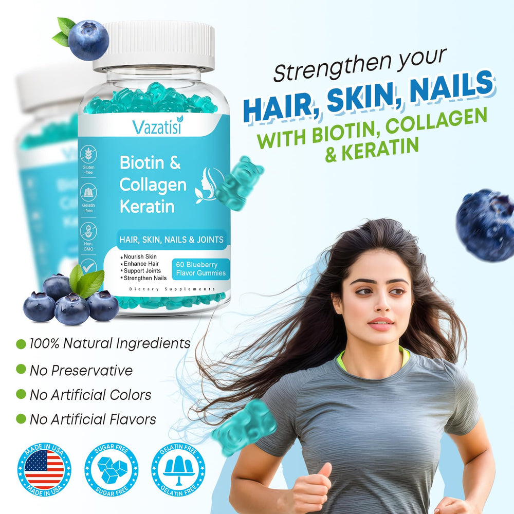 Vazatisi Biotin Gummies immunity and energy support